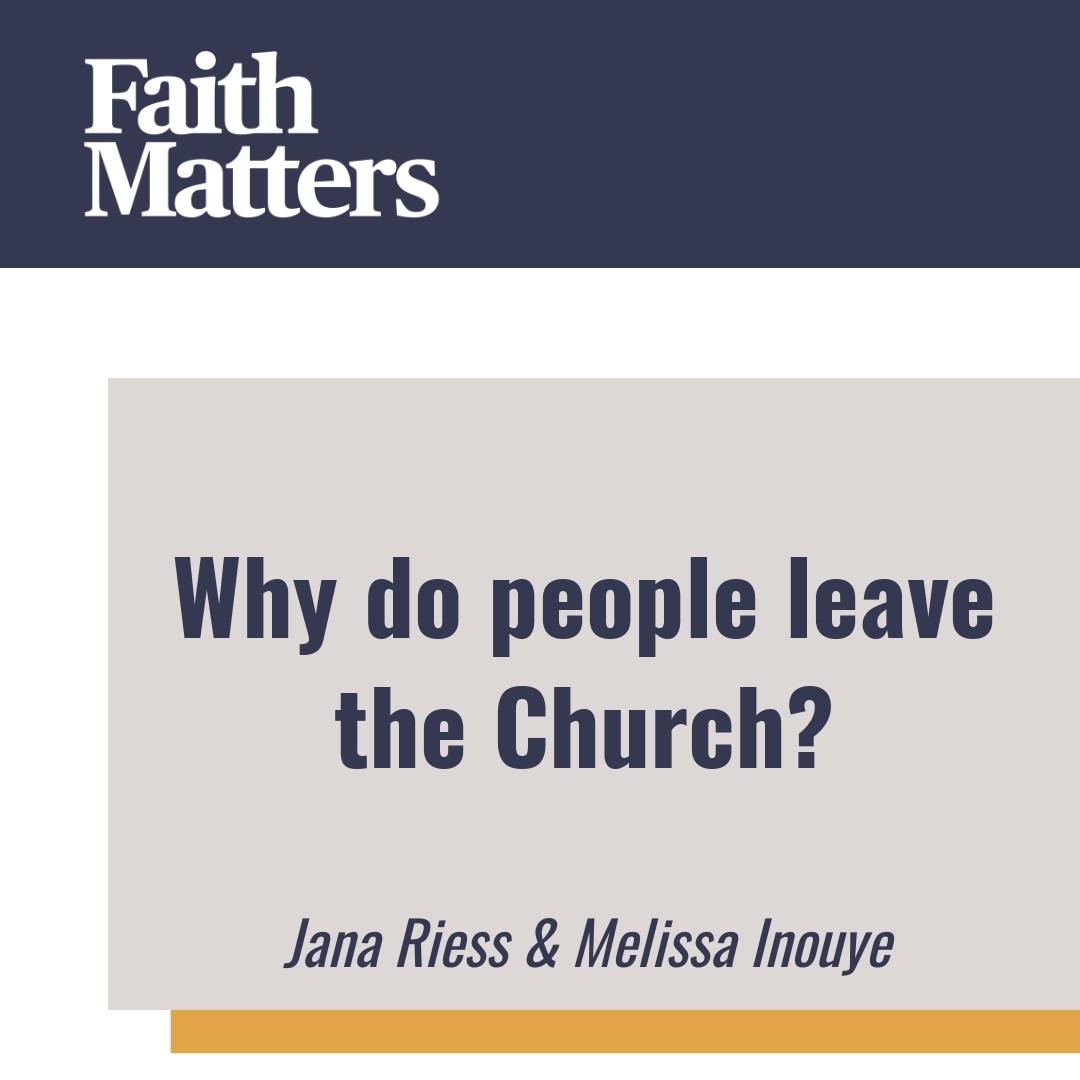 Read more about the article Why do people leave the Church?
