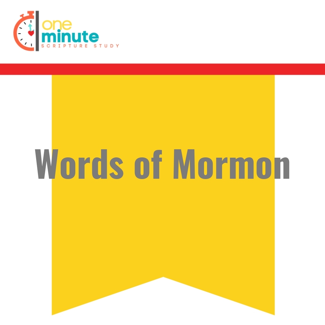 Read more about the article Words of Mormon