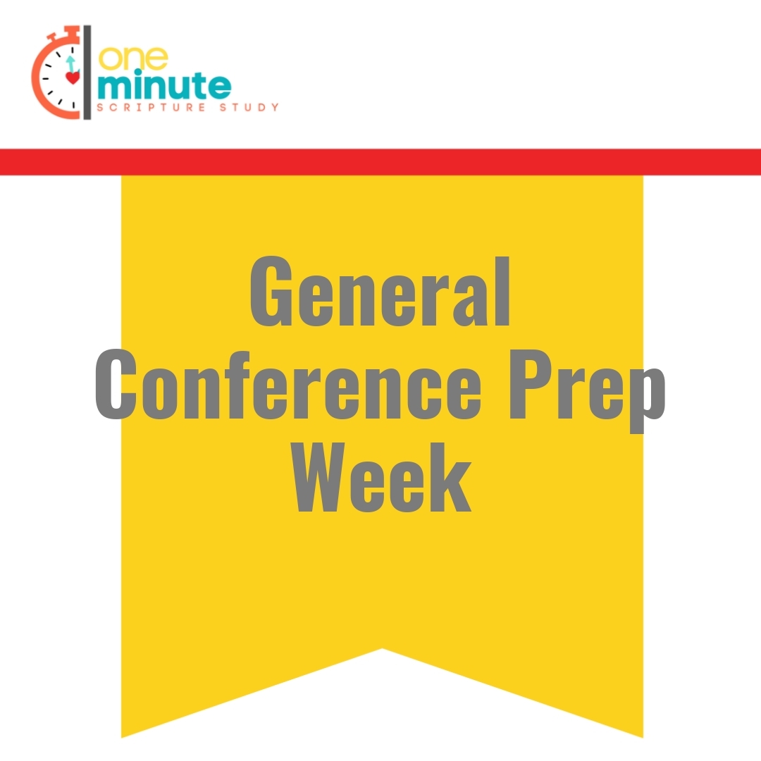 Read more about the article General Conference Prep Week