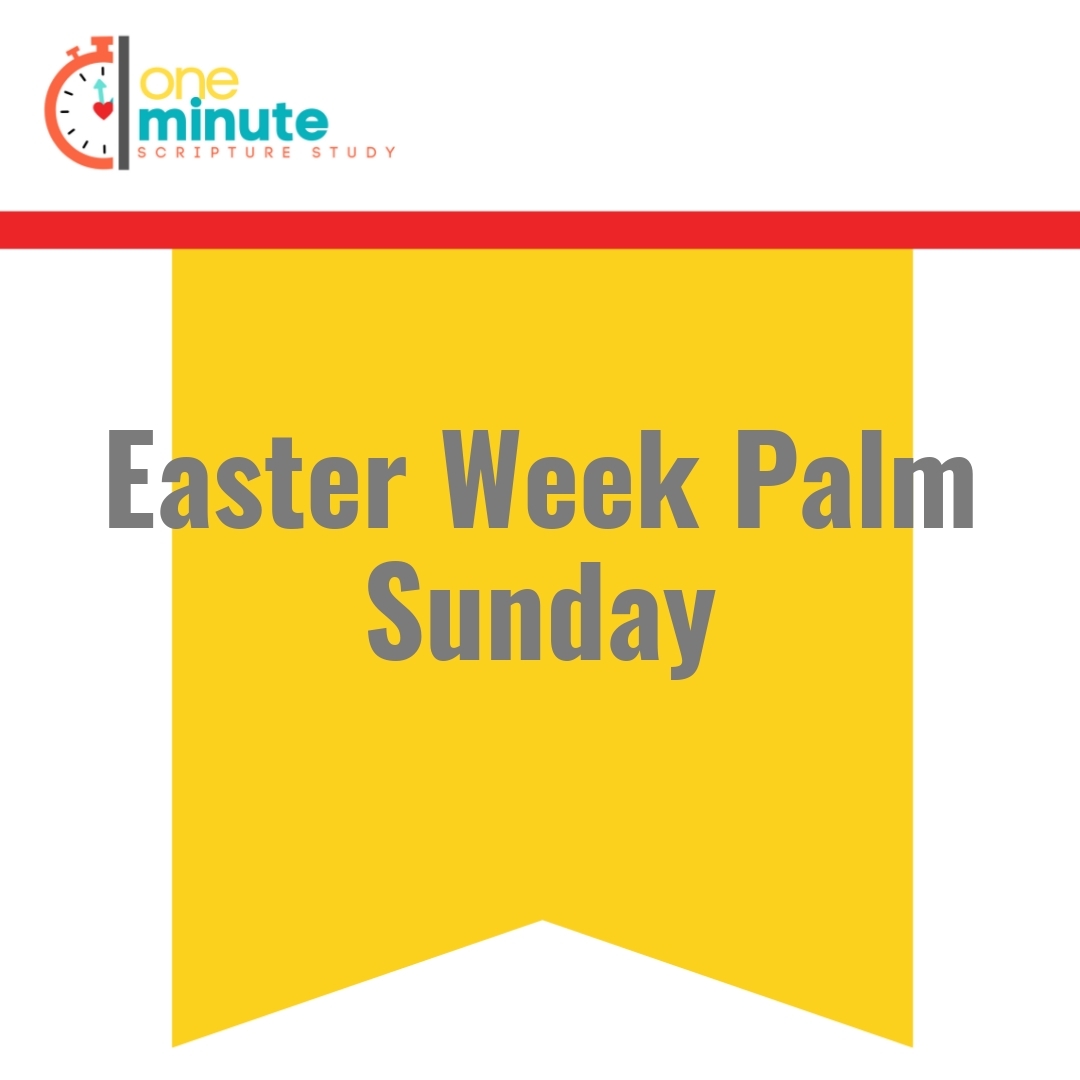 Read more about the article Easter Week Palm Sunday