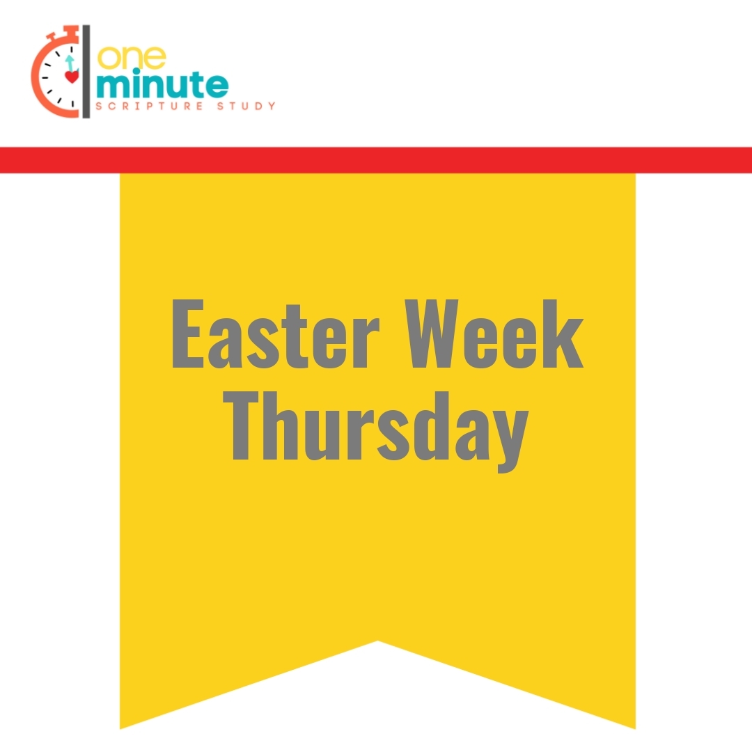 Read more about the article Easter Week Thursday
