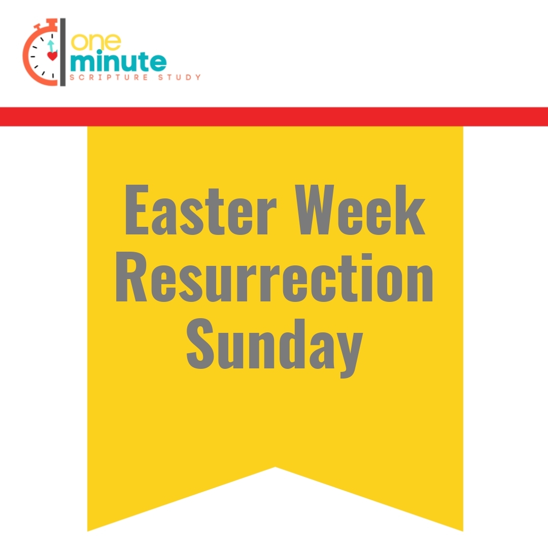 Read more about the article Easter Week Resurrection Sunday