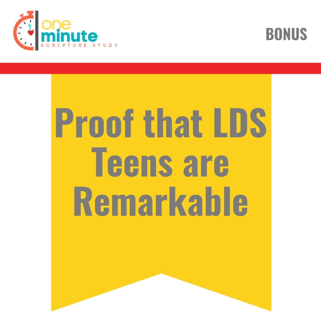 Read more about the article Proof that LDS Teens are Remarkable