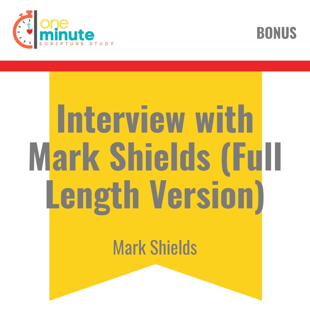 Read more about the article Interview with Mark Shields (Full Length Version)
