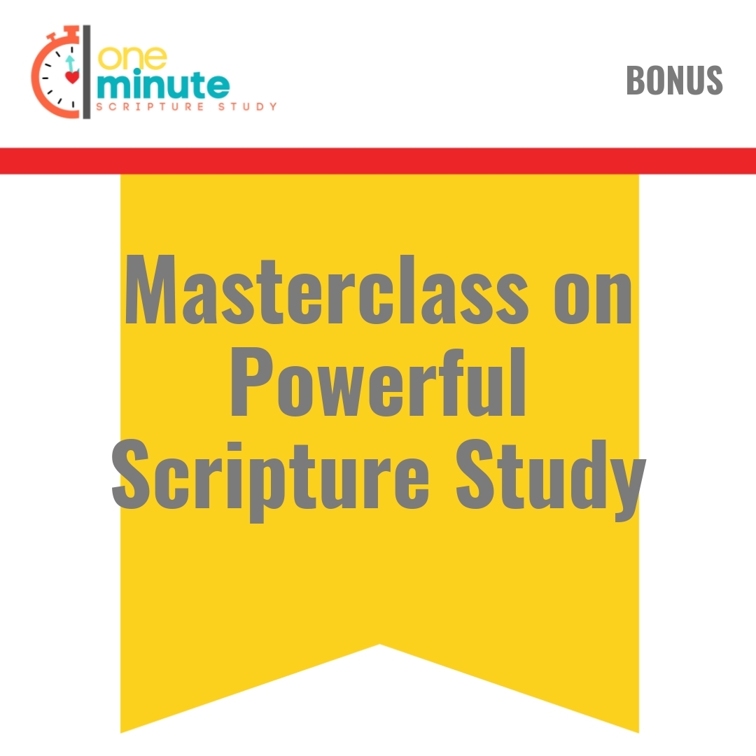 Read more about the article Masterclass on Powerful Scripture Study