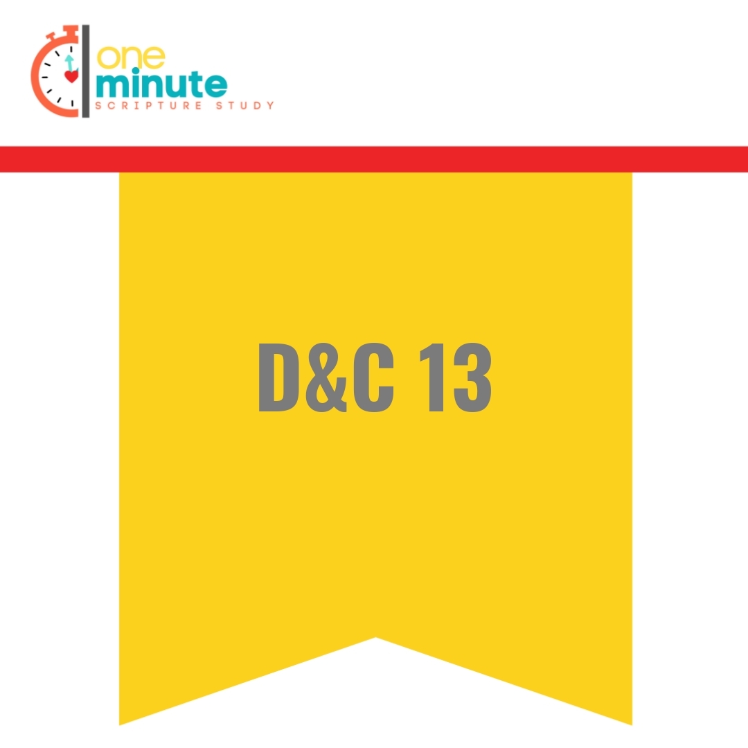 Read more about the article D&C 13