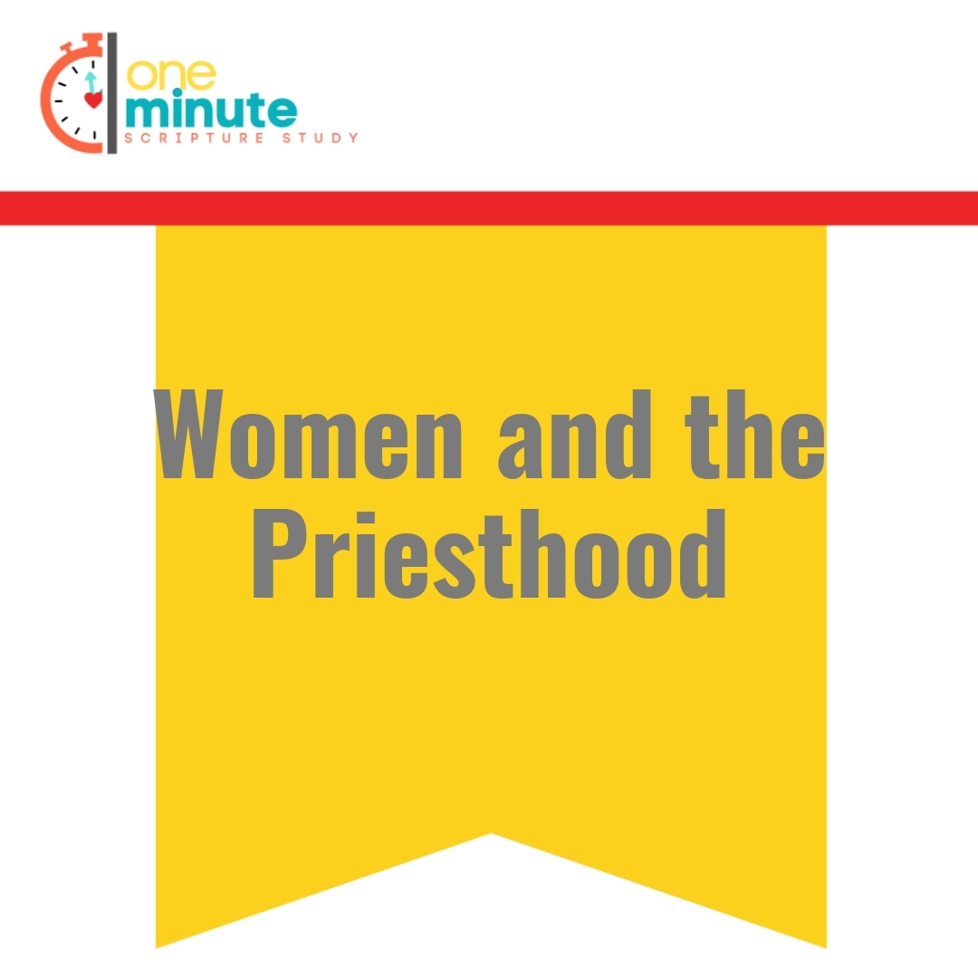 Read more about the article Women and the Priesthood