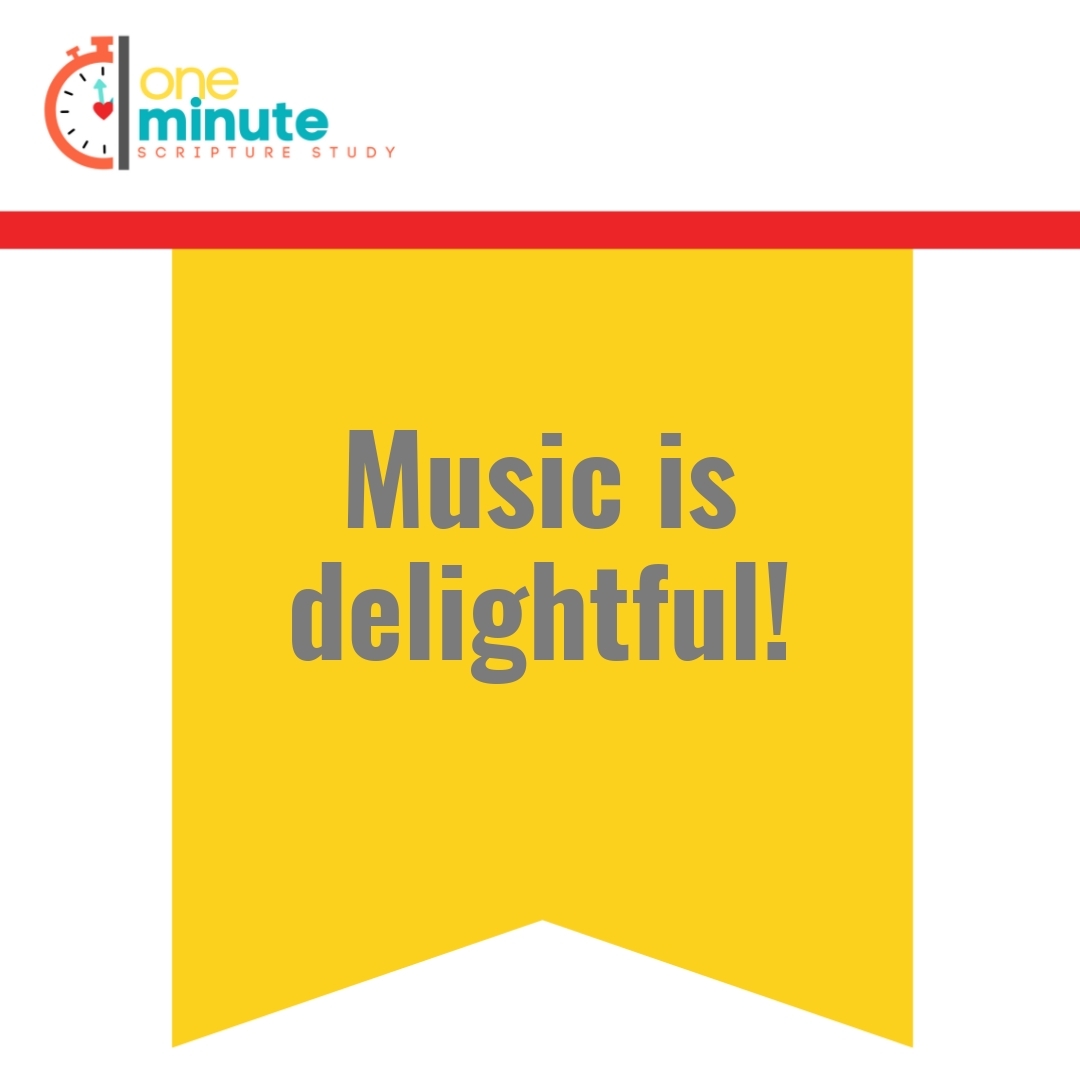 Read more about the article Music is delightful!