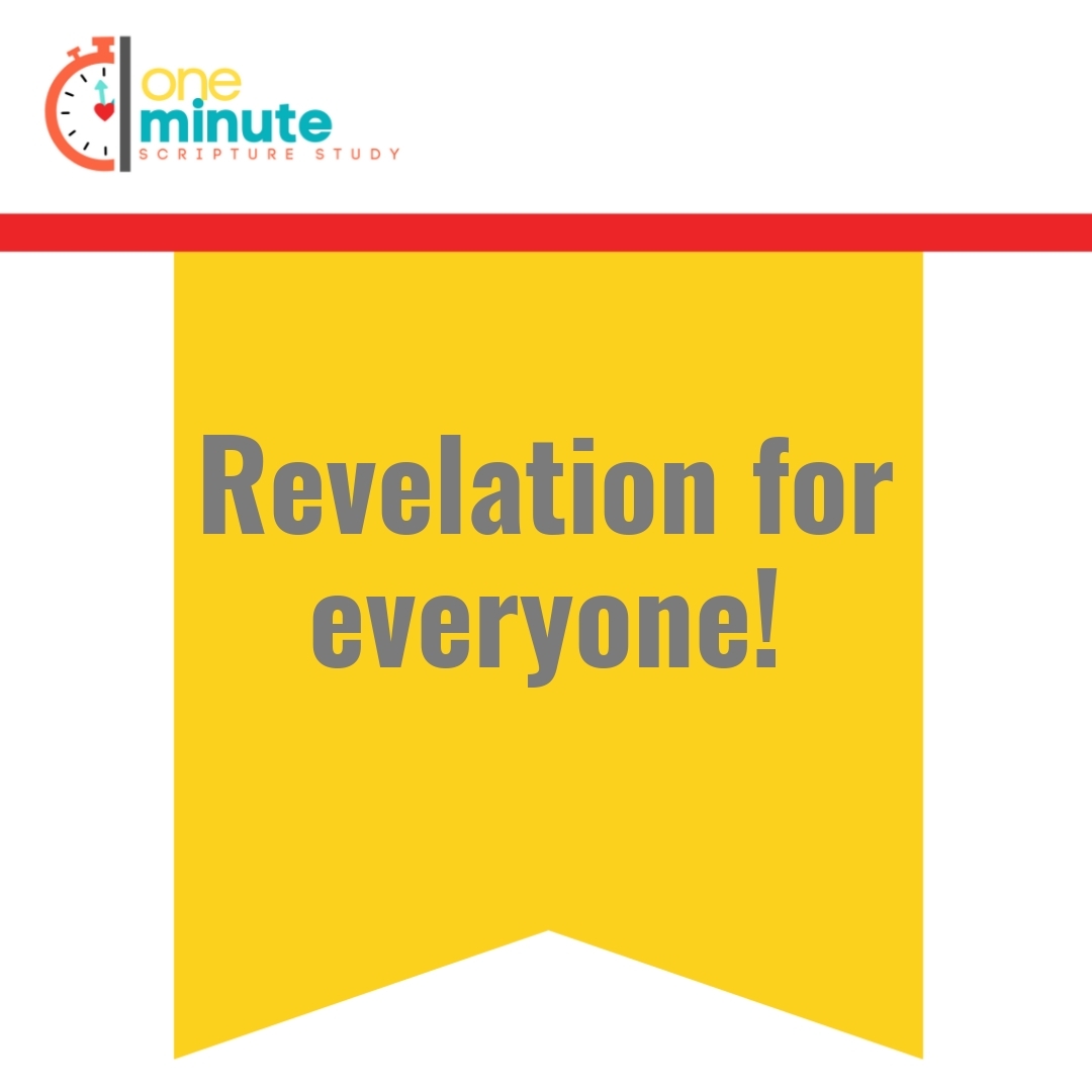 Read more about the article Revelation for everyone!