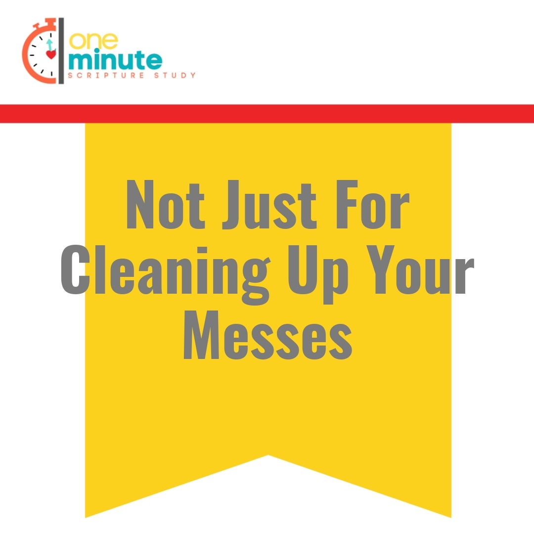 Read more about the article Not Just For Cleaning Up Your Messes