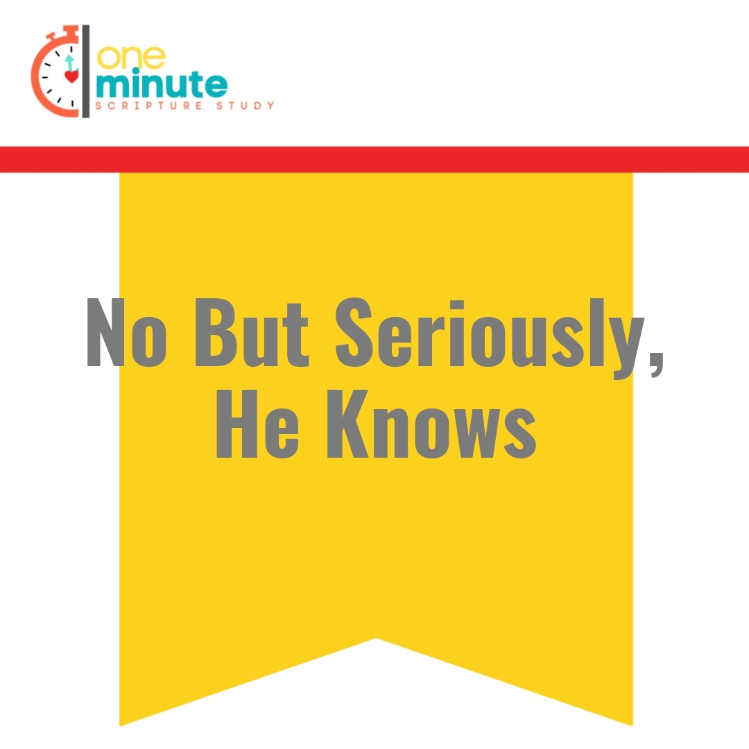 Read more about the article No But Seriously, He Knows