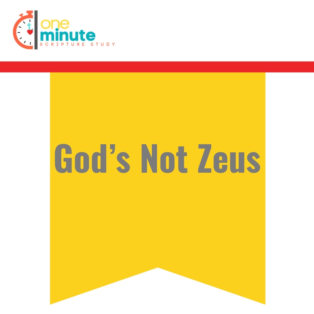Read more about the article God’s Not Zeus