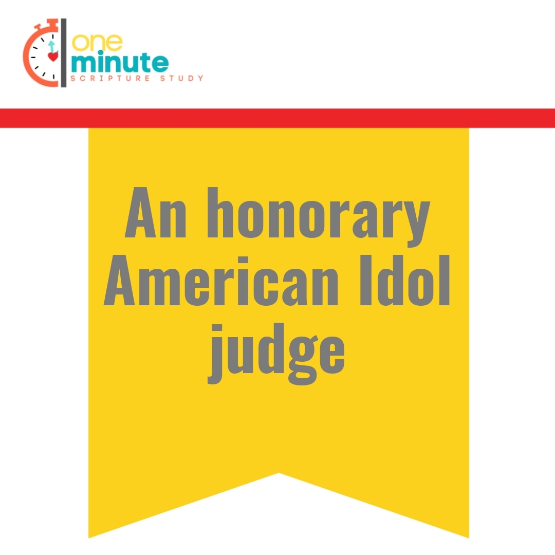 Read more about the article An honorary American Idol judge