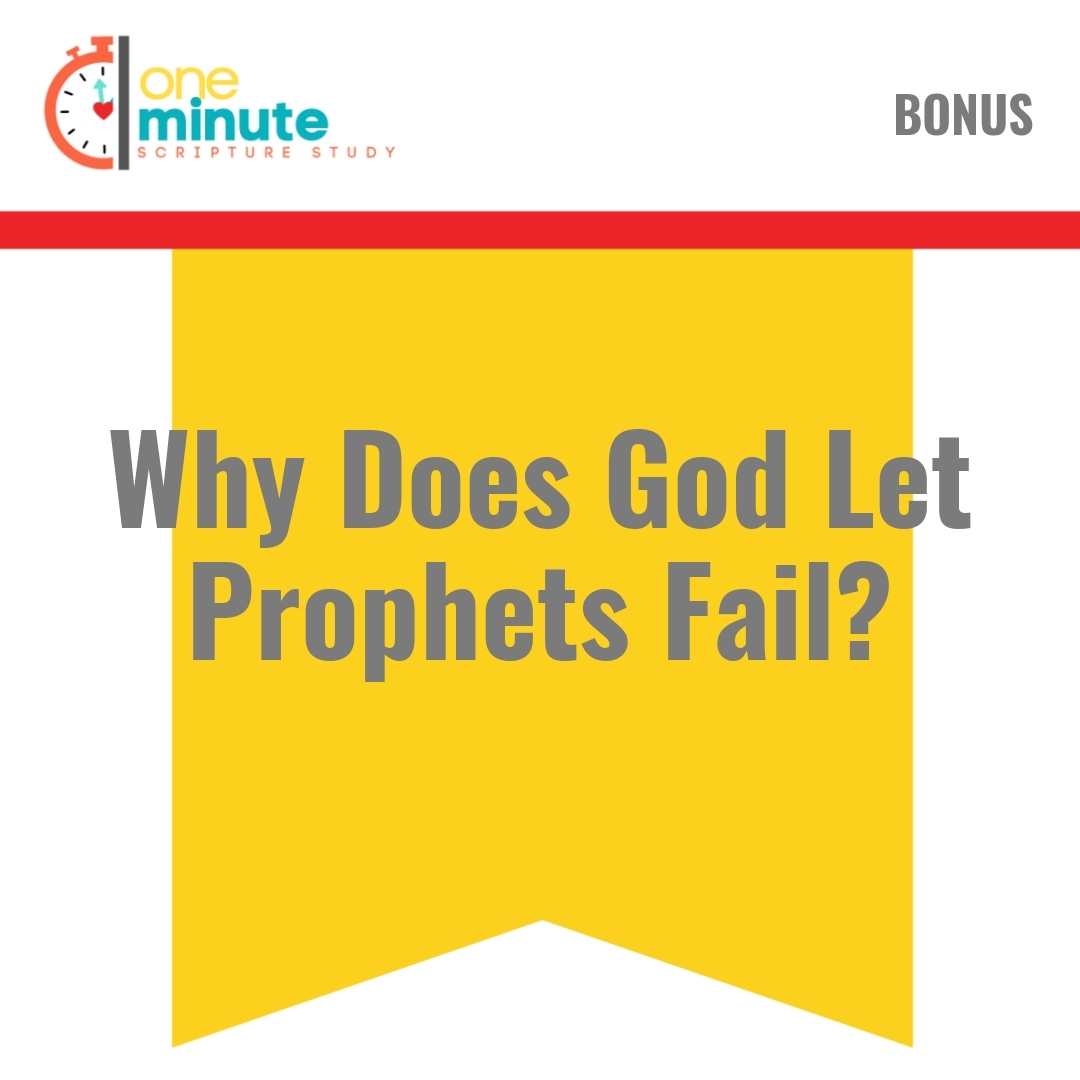Read more about the article Why Does God Let Prophets Fail?