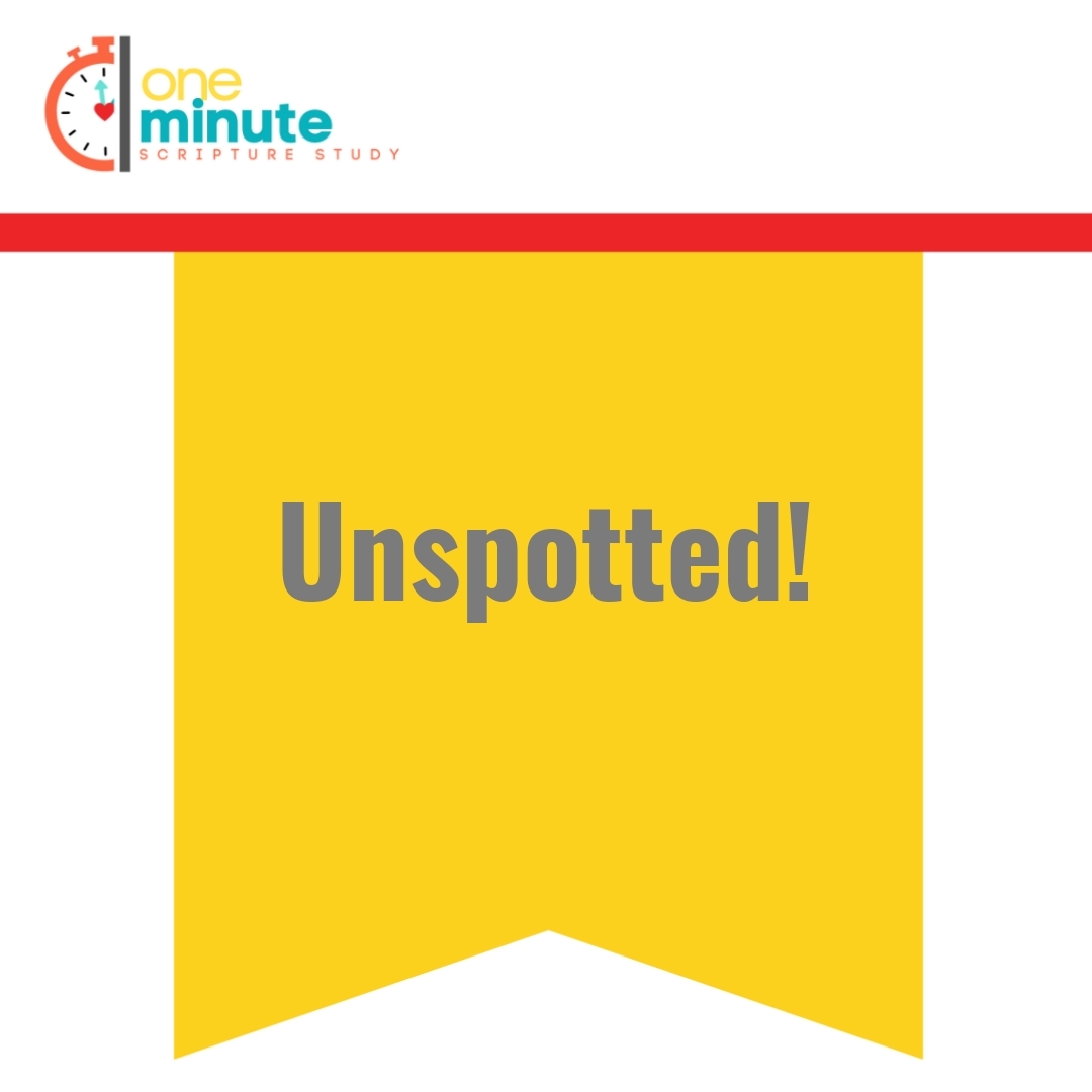 Read more about the article Unspotted!