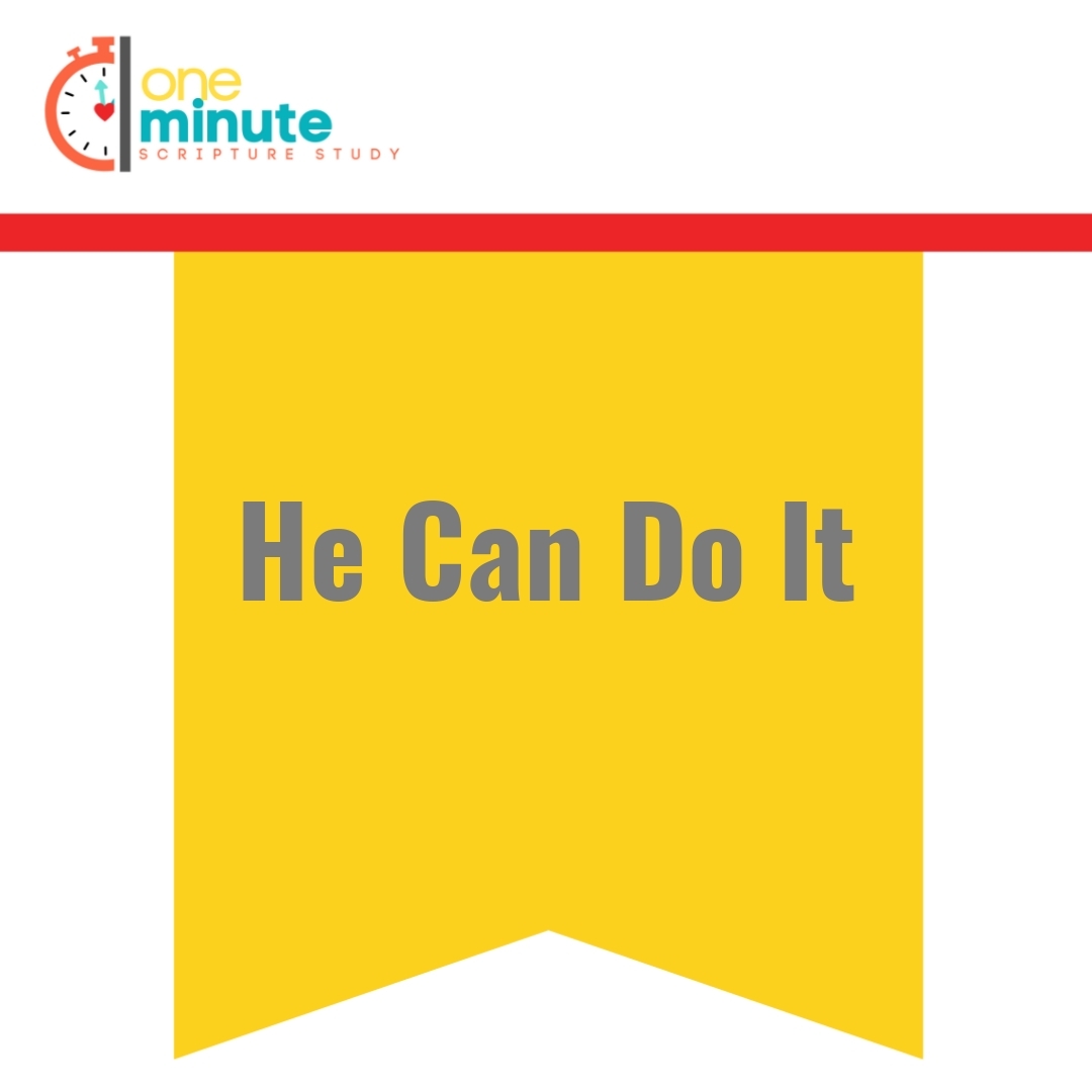 Read more about the article He Can Do It