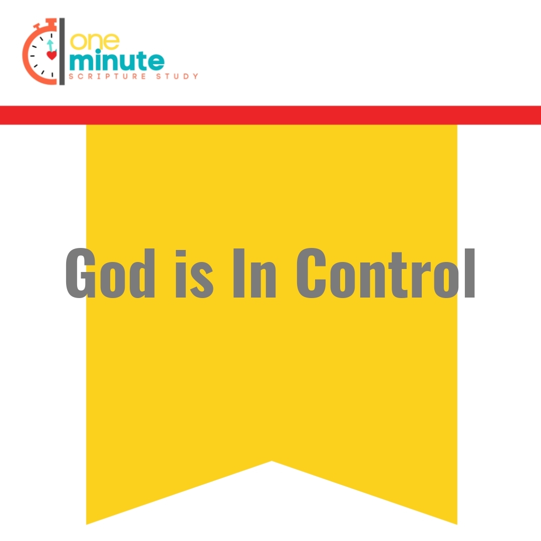 Read more about the article God is In Control
