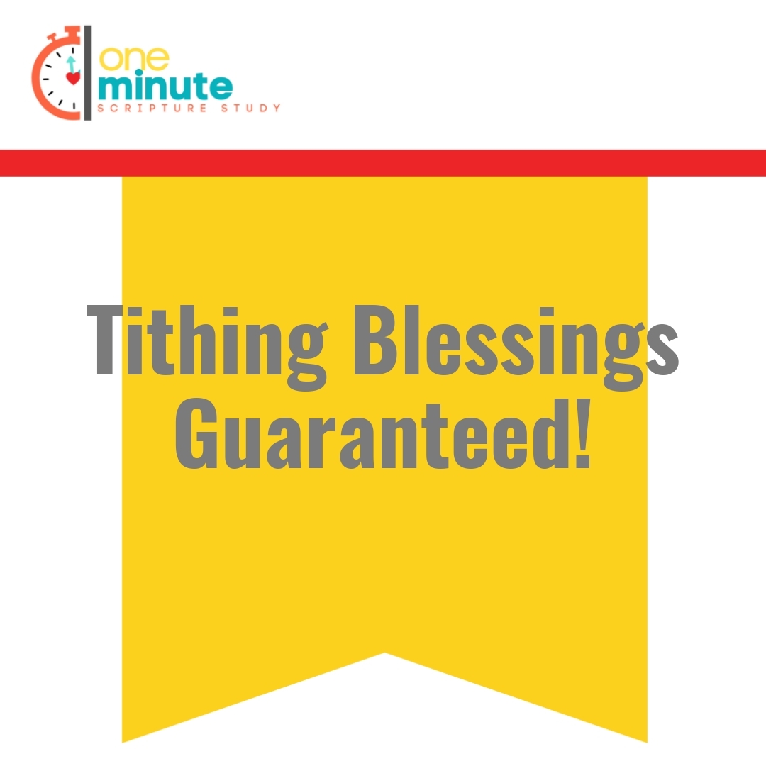 Read more about the article Tithing Blessings Guaranteed!