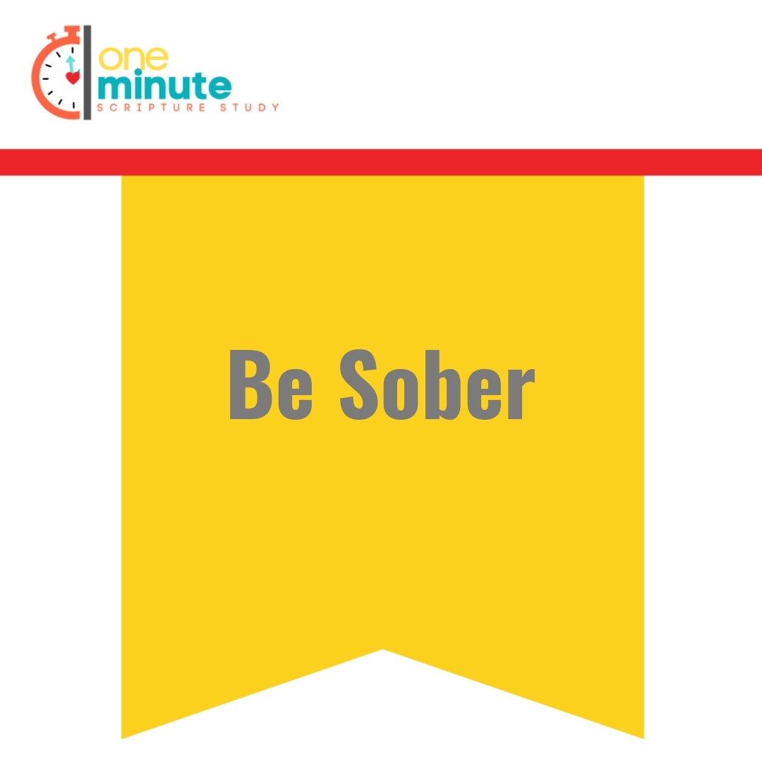 Read more about the article Be Sober