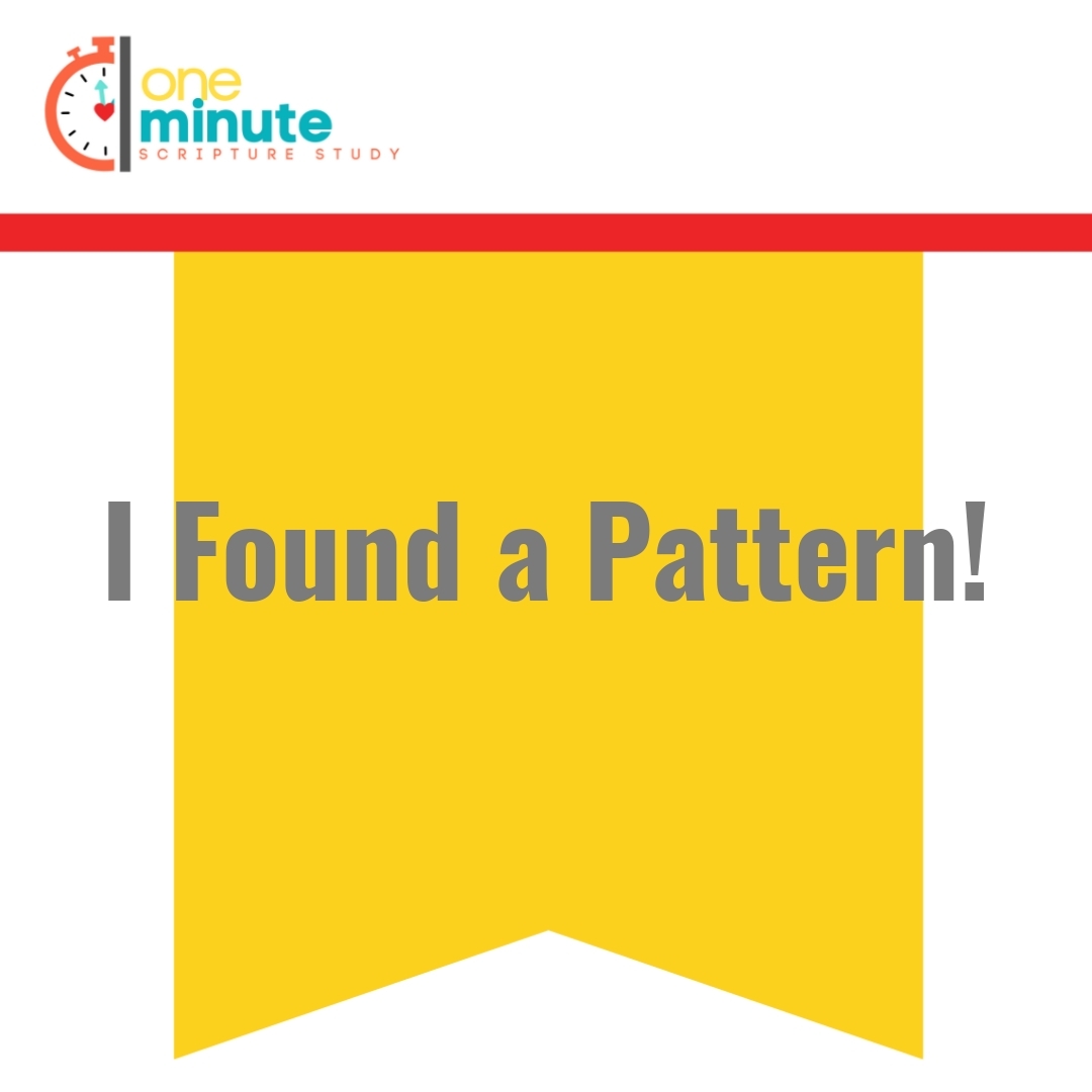 Read more about the article I Found a Pattern!