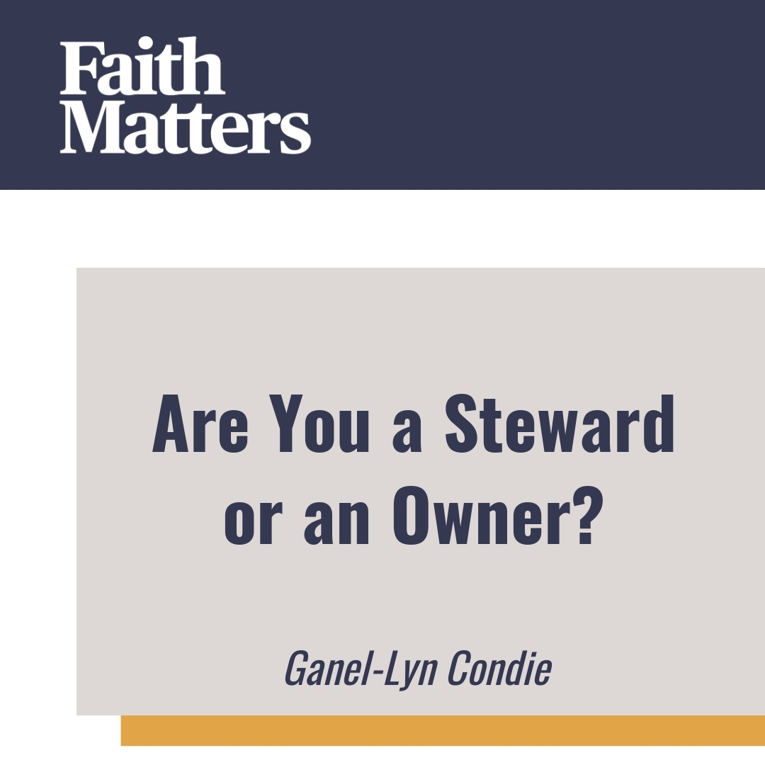 Read more about the article Are You a Steward or an Owner?