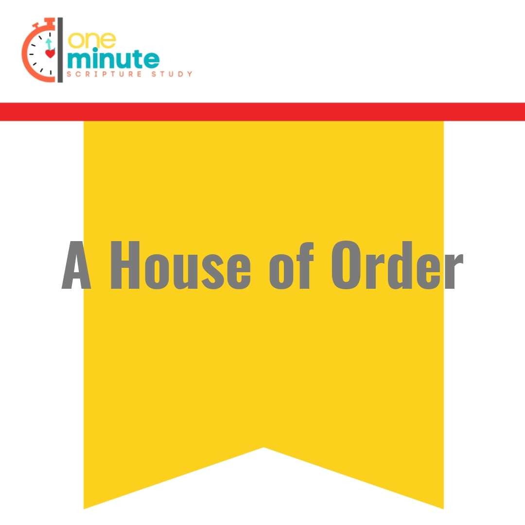 Read more about the article A House of Order