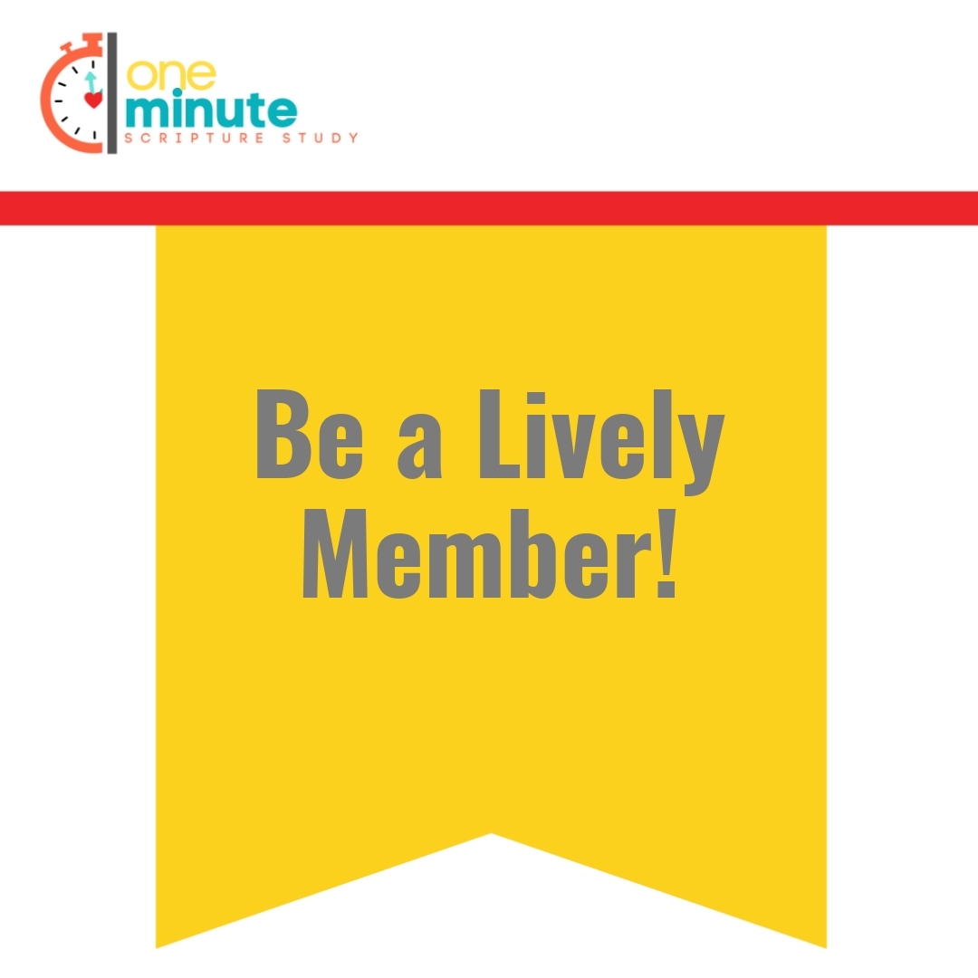 Read more about the article Be a Lively Member!