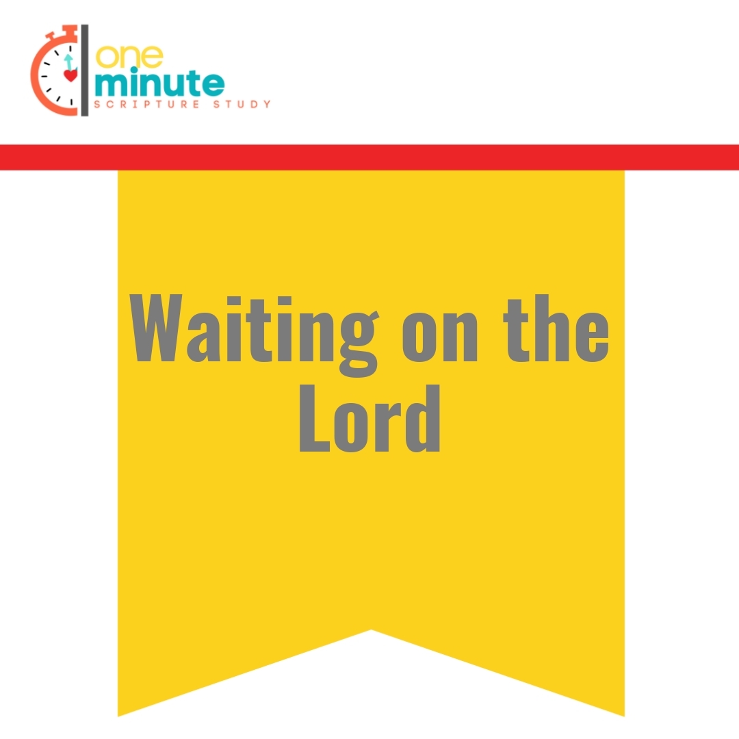 Read more about the article Waiting on the Lord