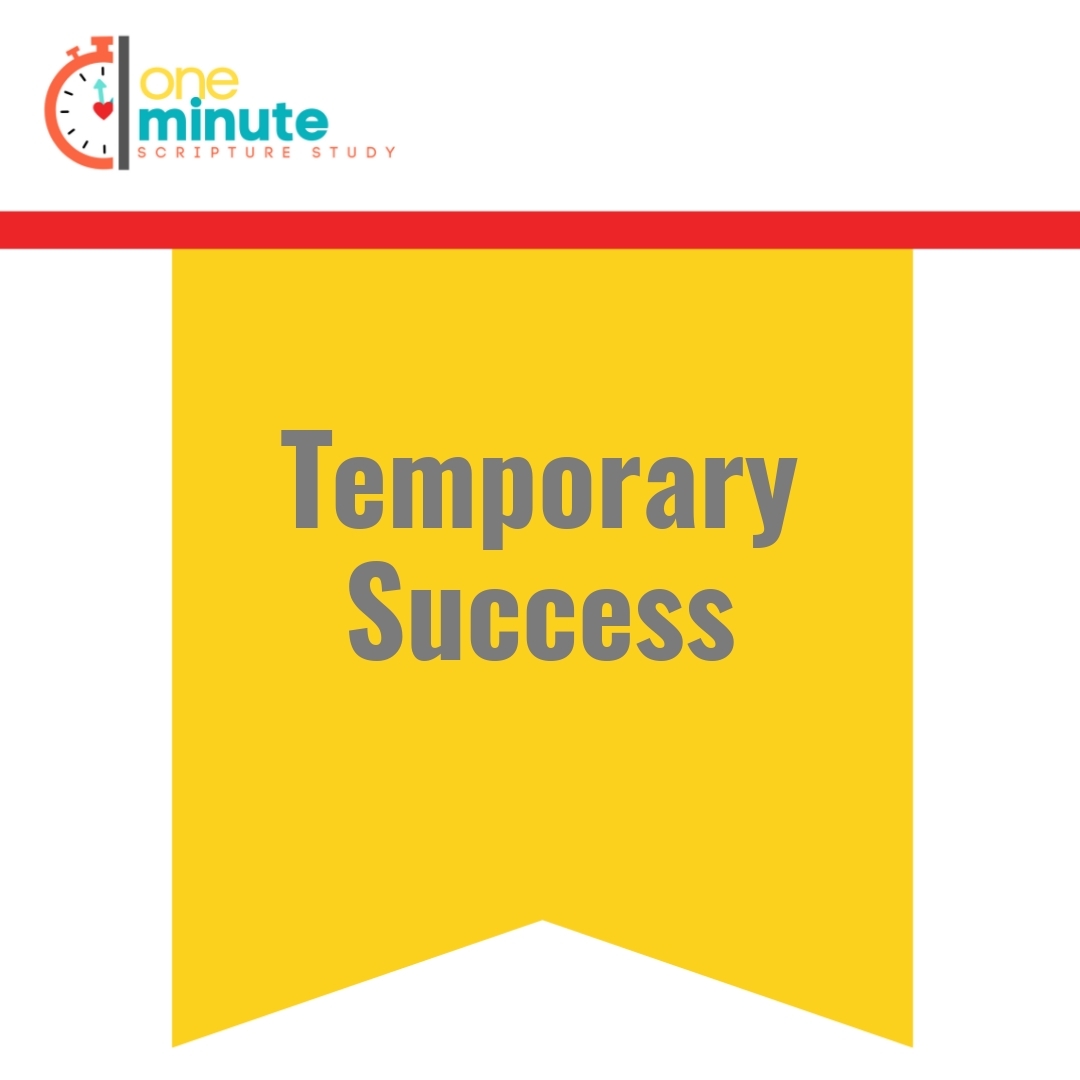 Read more about the article Temporary Success