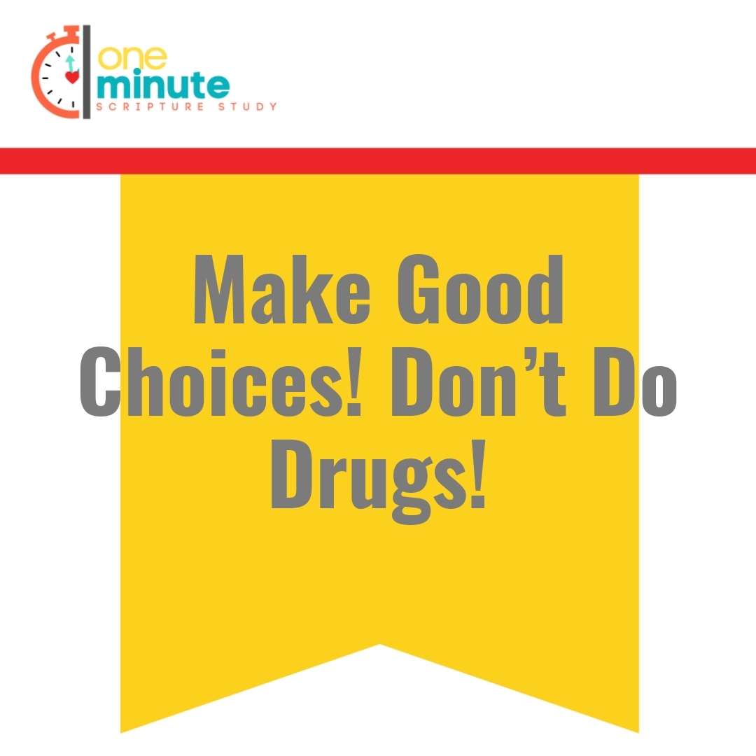 Read more about the article Make Good Choices!  Don’t Do Drugs!