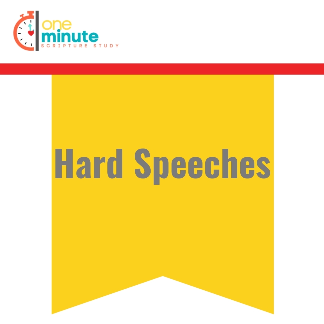 Read more about the article Hard Speeches