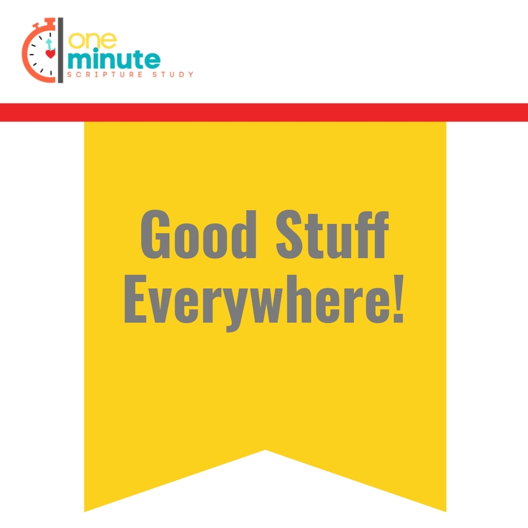 Read more about the article Good Stuff Everywhere!