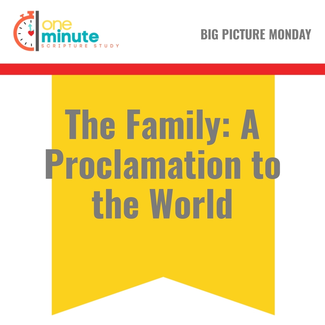 Read more about the article The Family: A Proclamation to the World