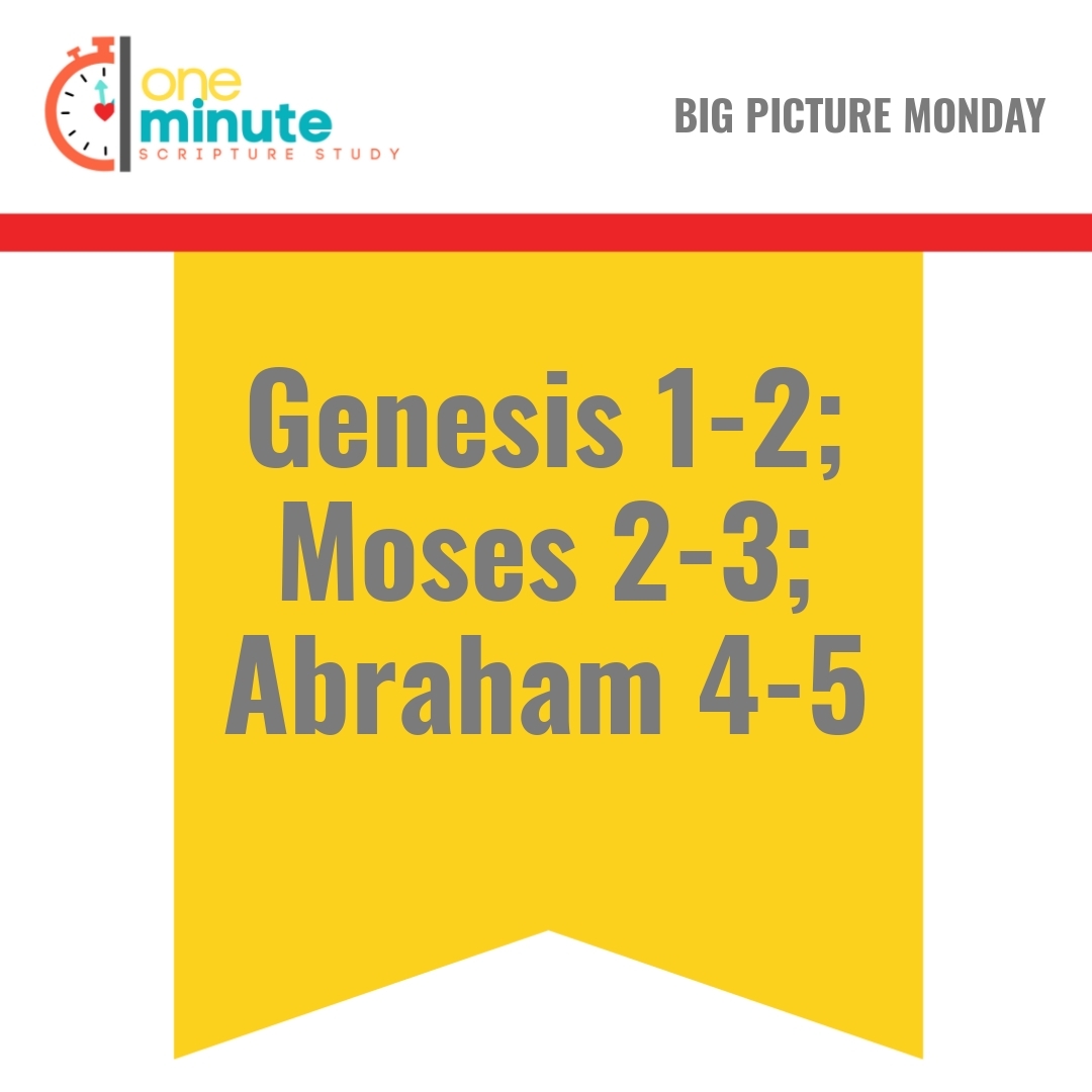 Read more about the article Genesis 1-2; Moses 2-3; Abraham 4-5