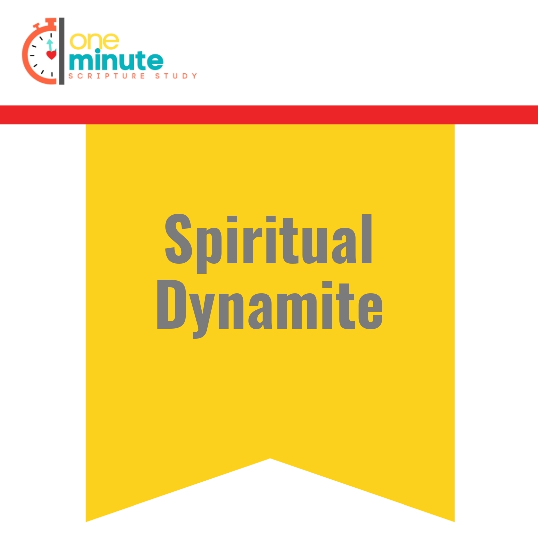 Read more about the article Spiritual Dynamite