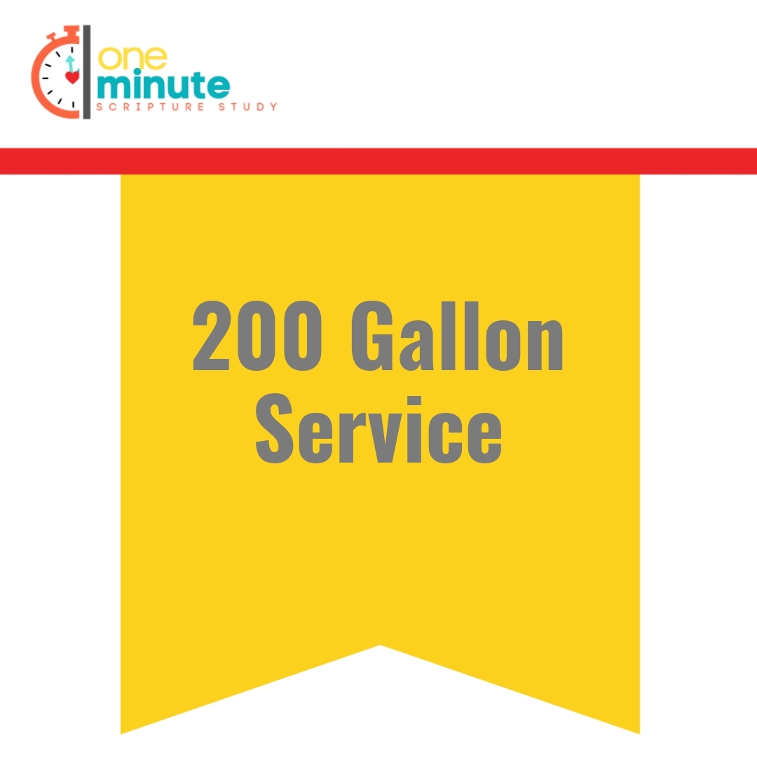 Read more about the article 200 Gallon Service