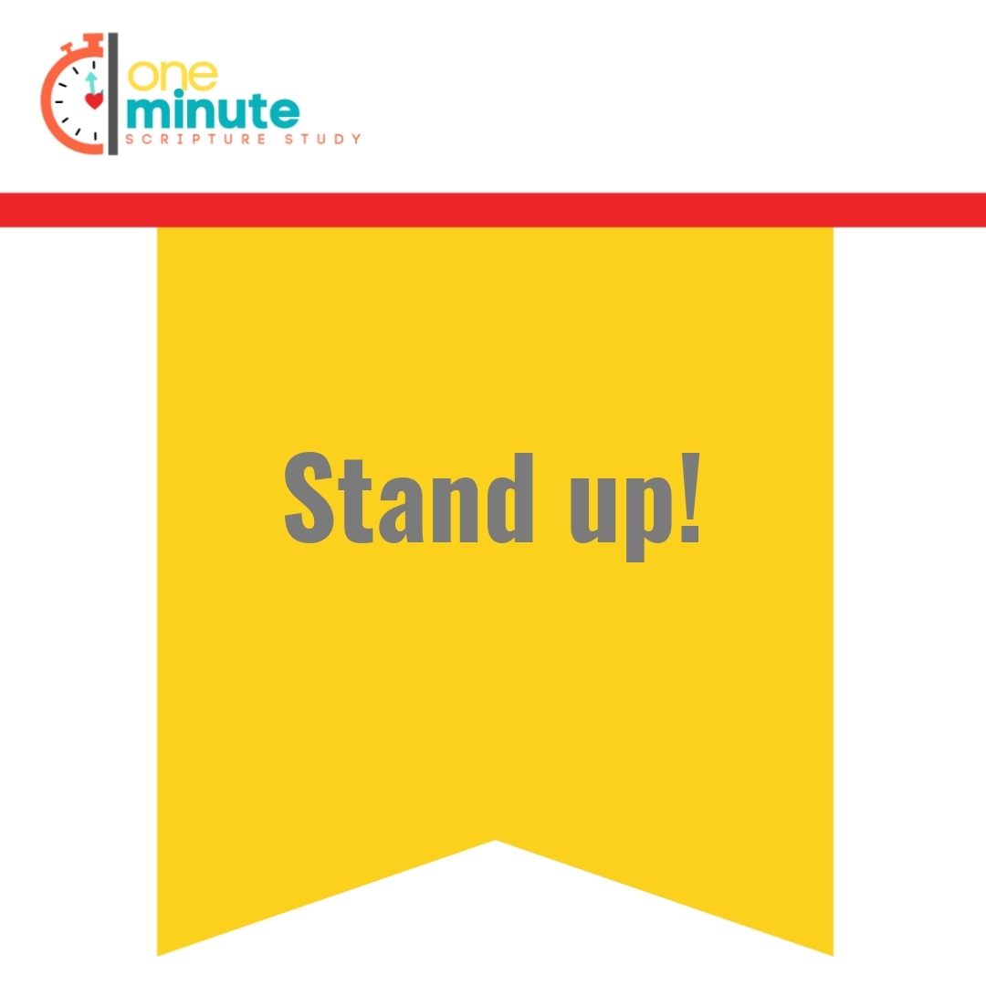Read more about the article Stand up!