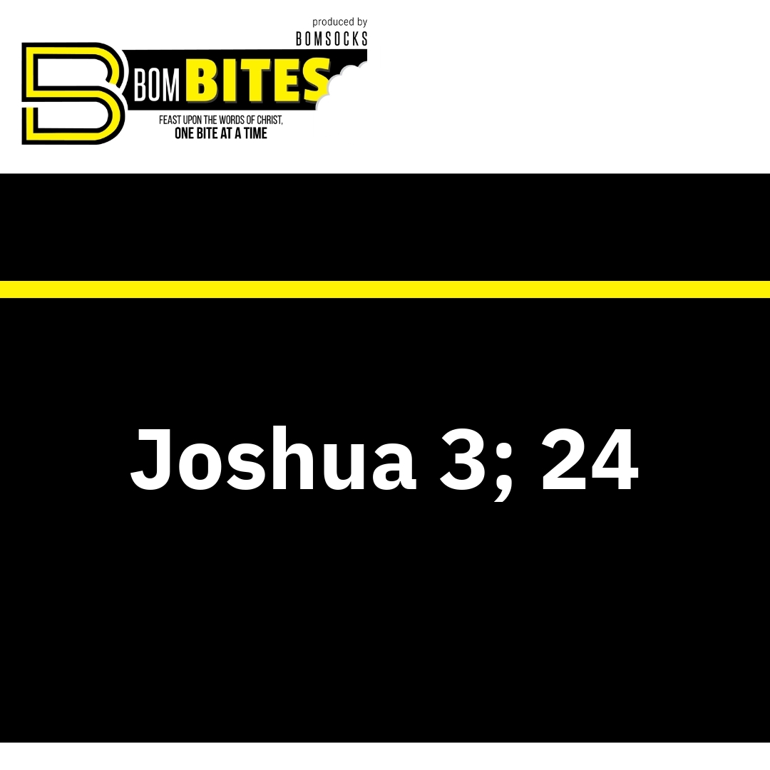 Read more about the article Joshua 3; 24