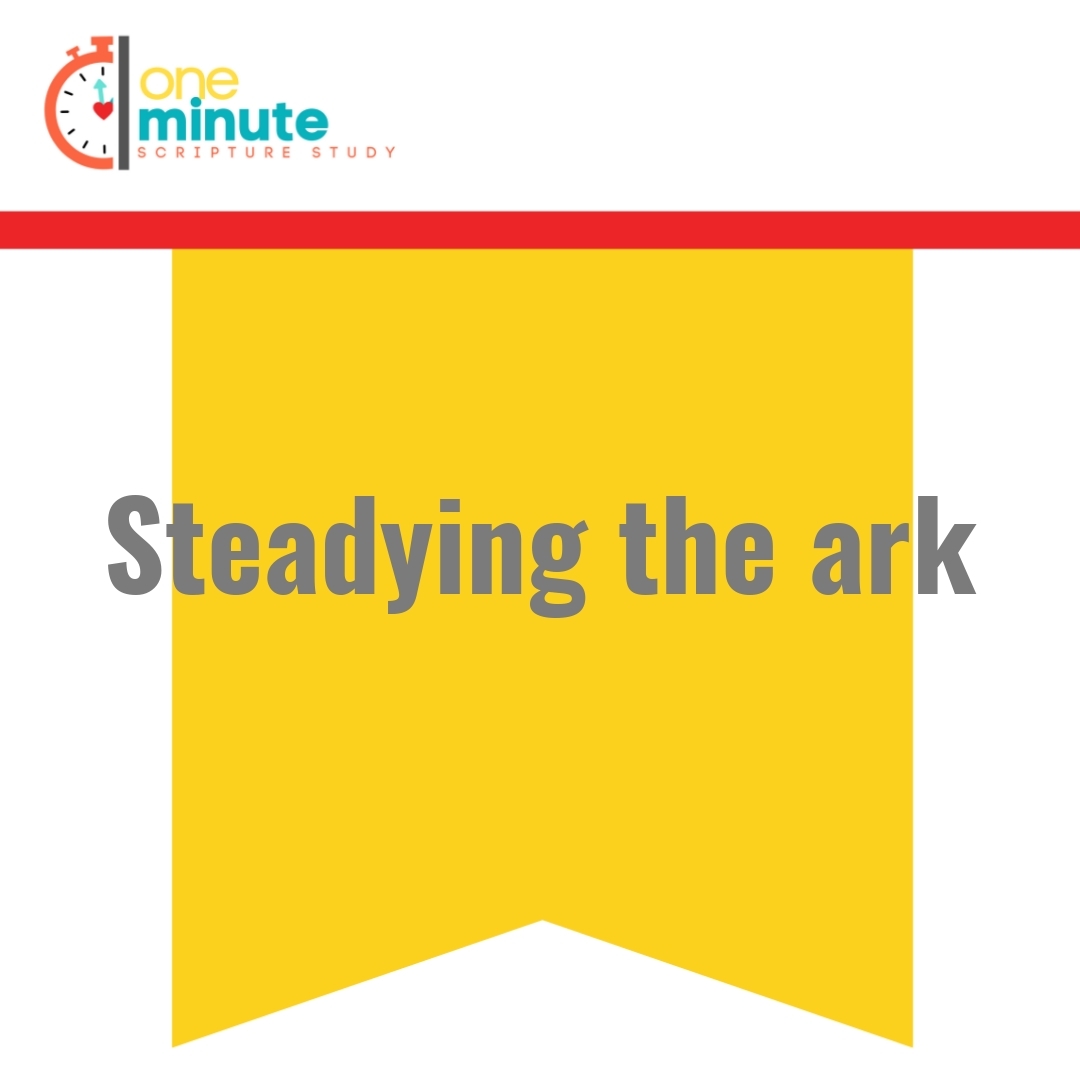 Read more about the article Steadying the ark