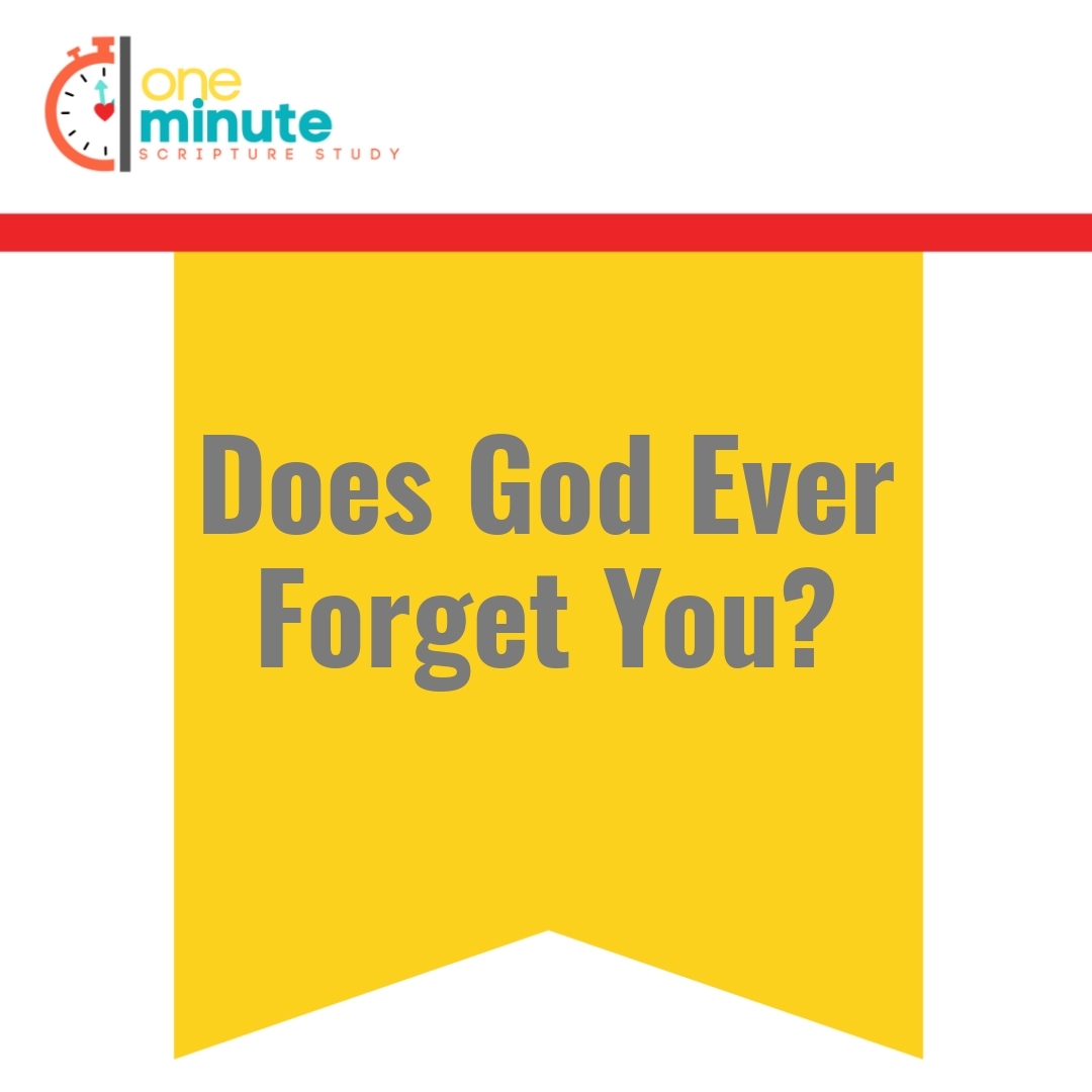 Read more about the article Does God Ever Forget You?