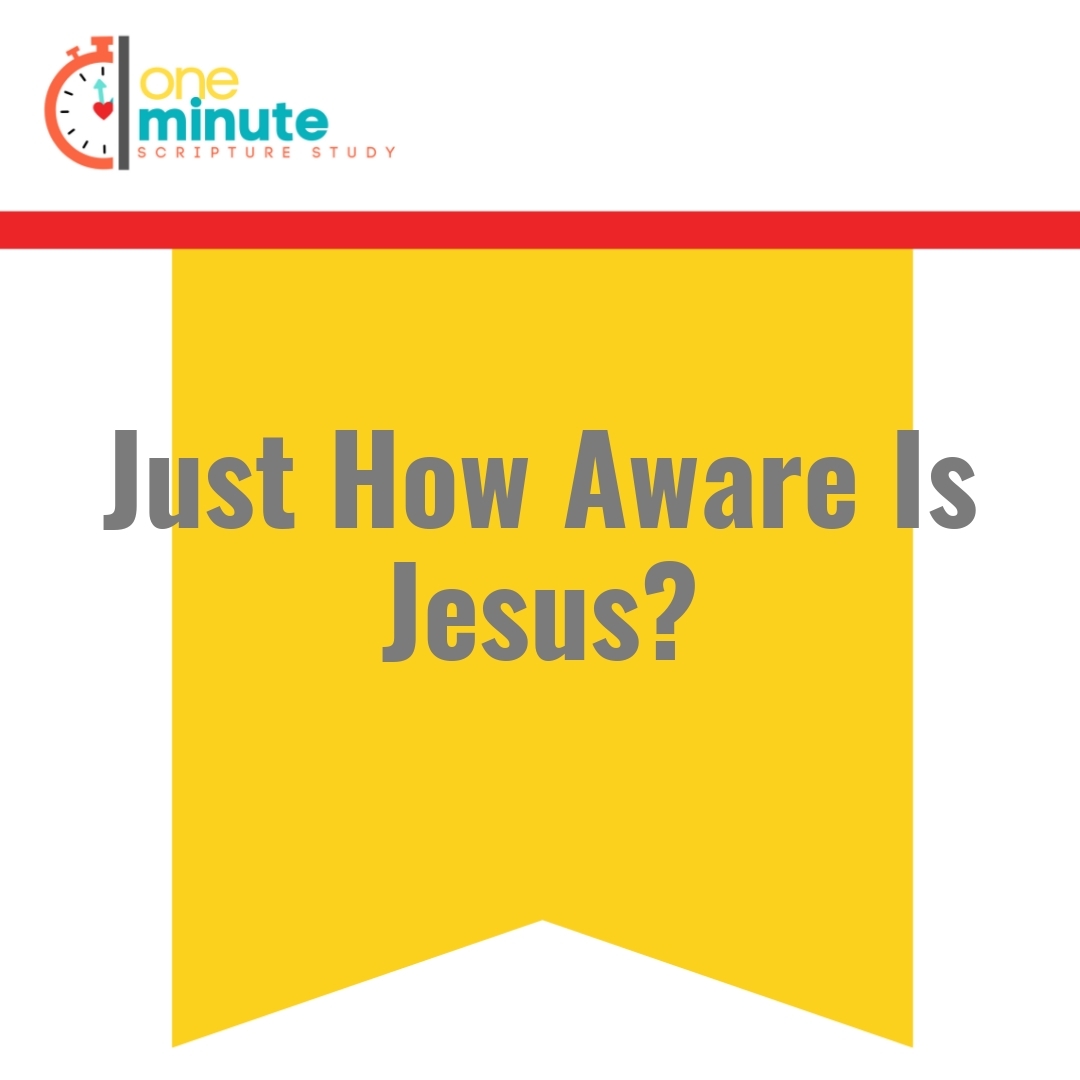 Read more about the article Just How Aware Is Jesus?