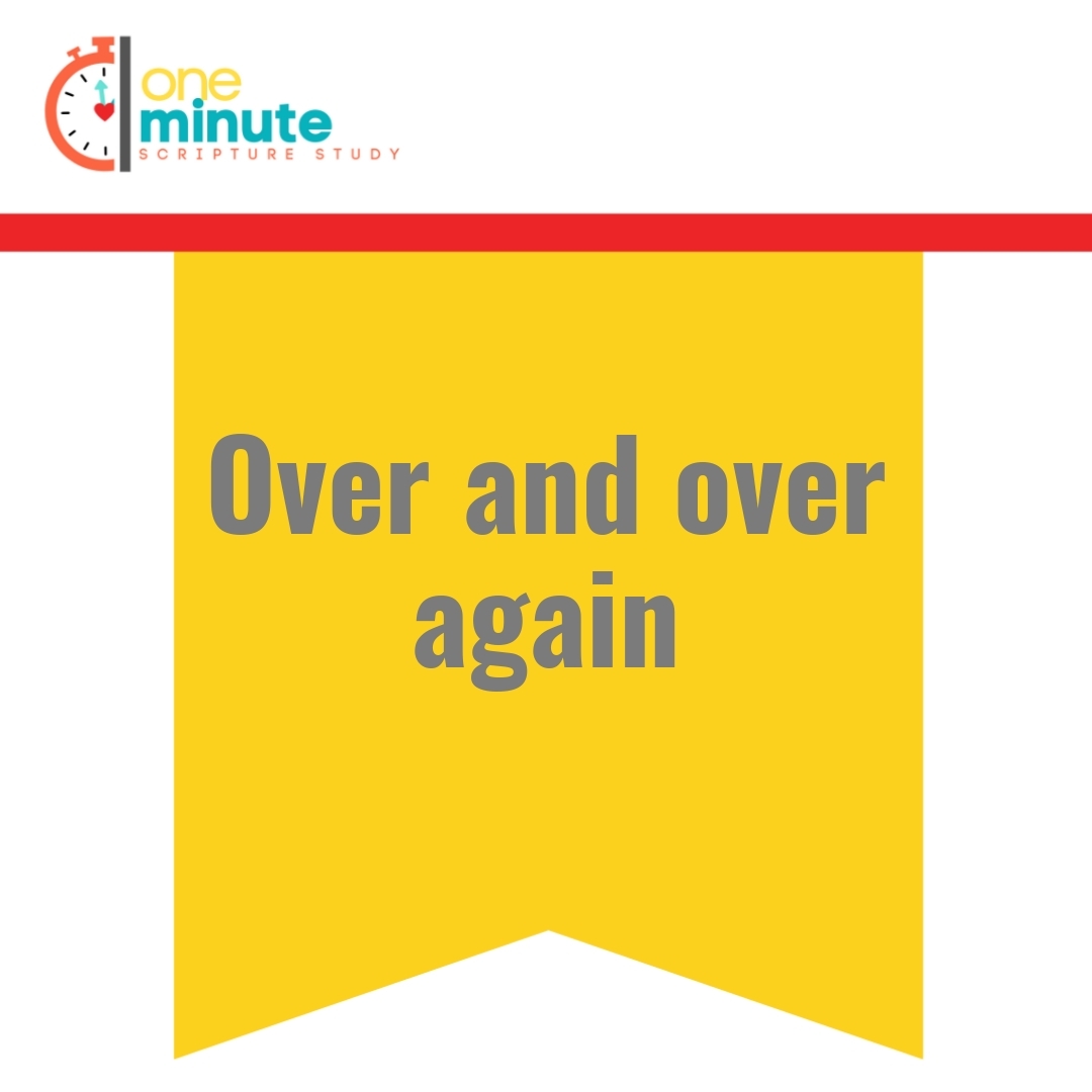 Read more about the article Over and over again