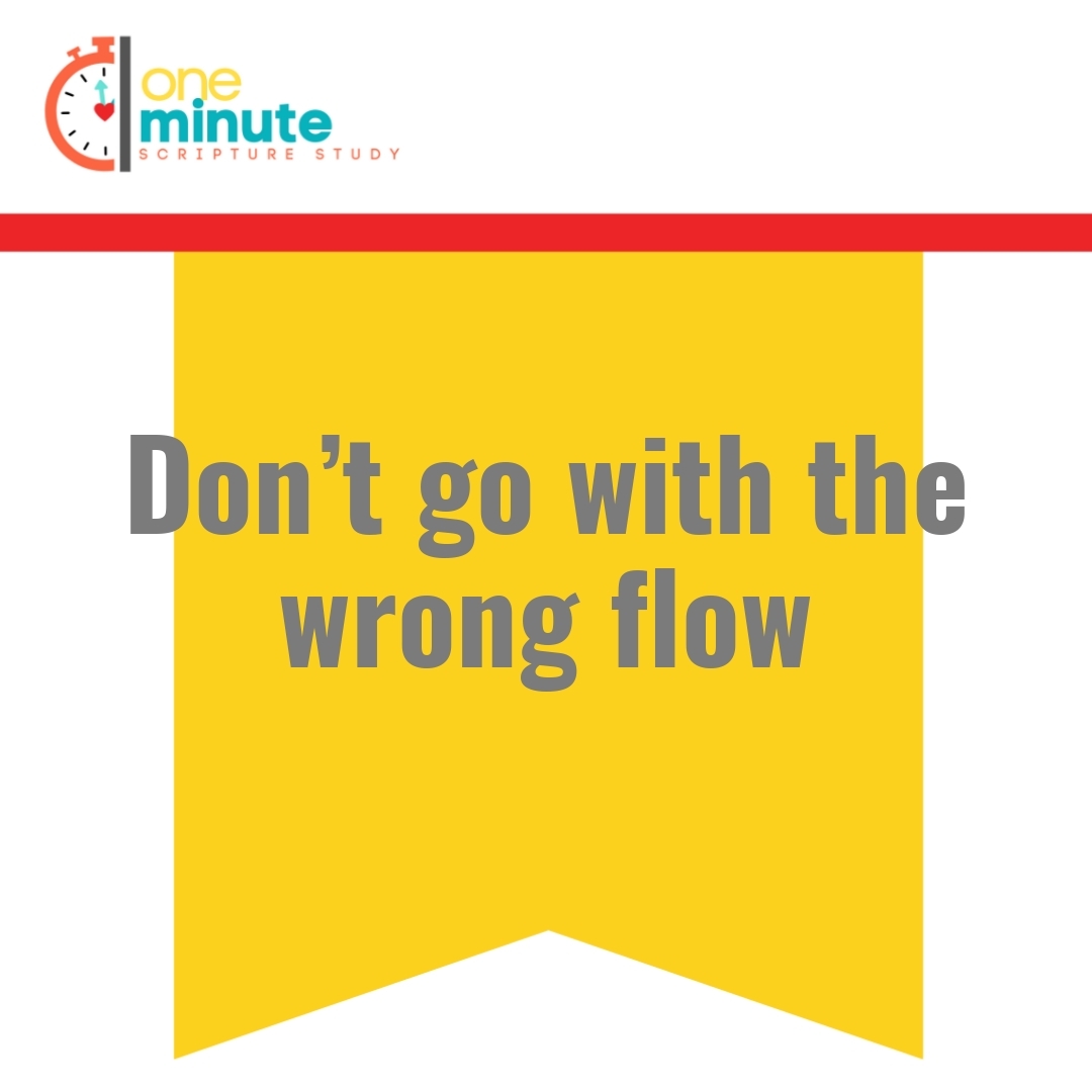 Read more about the article Don’t go with the wrong flow