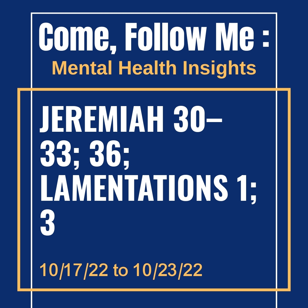 Read more about the article Jeremiah 30–33; 36; Lamentations 1; 3