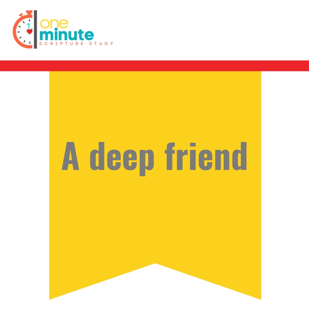 Read more about the article A deep friend
