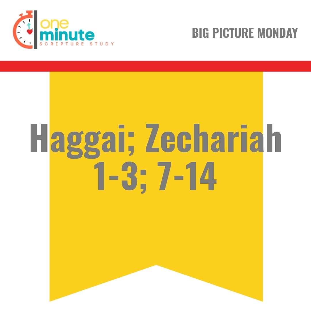 Read more about the article Haggai; Zechariah 1-3; 7-14