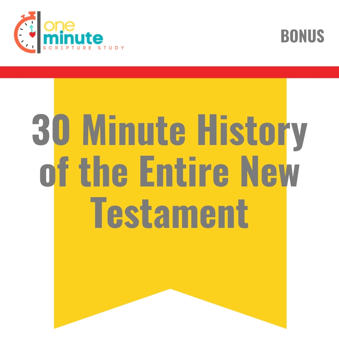 Read more about the article 30 Minute History of the Entire New Testament