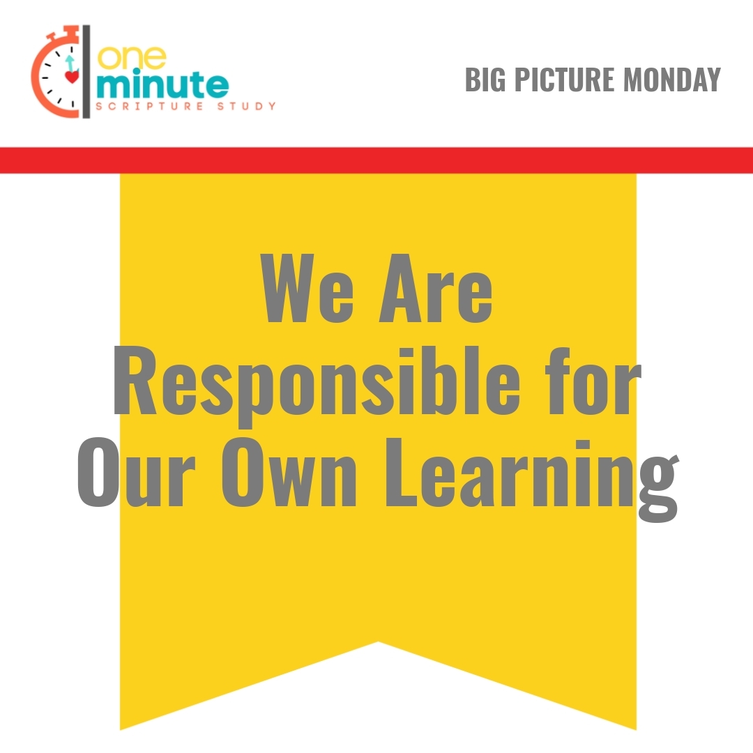 Read more about the article We Are Responsible for Our Own Learning