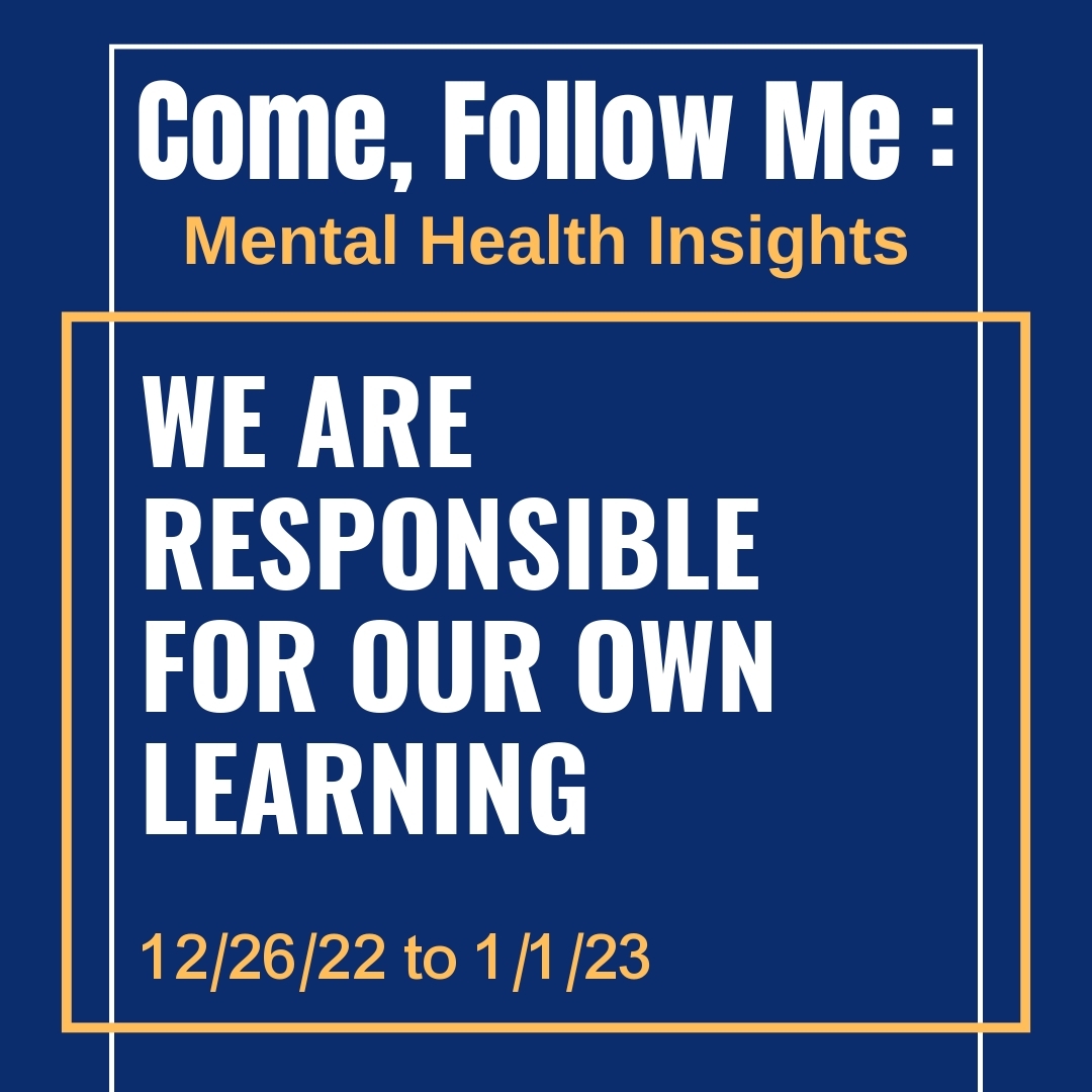 Read more about the article We Are Responsible for Our Own Learning