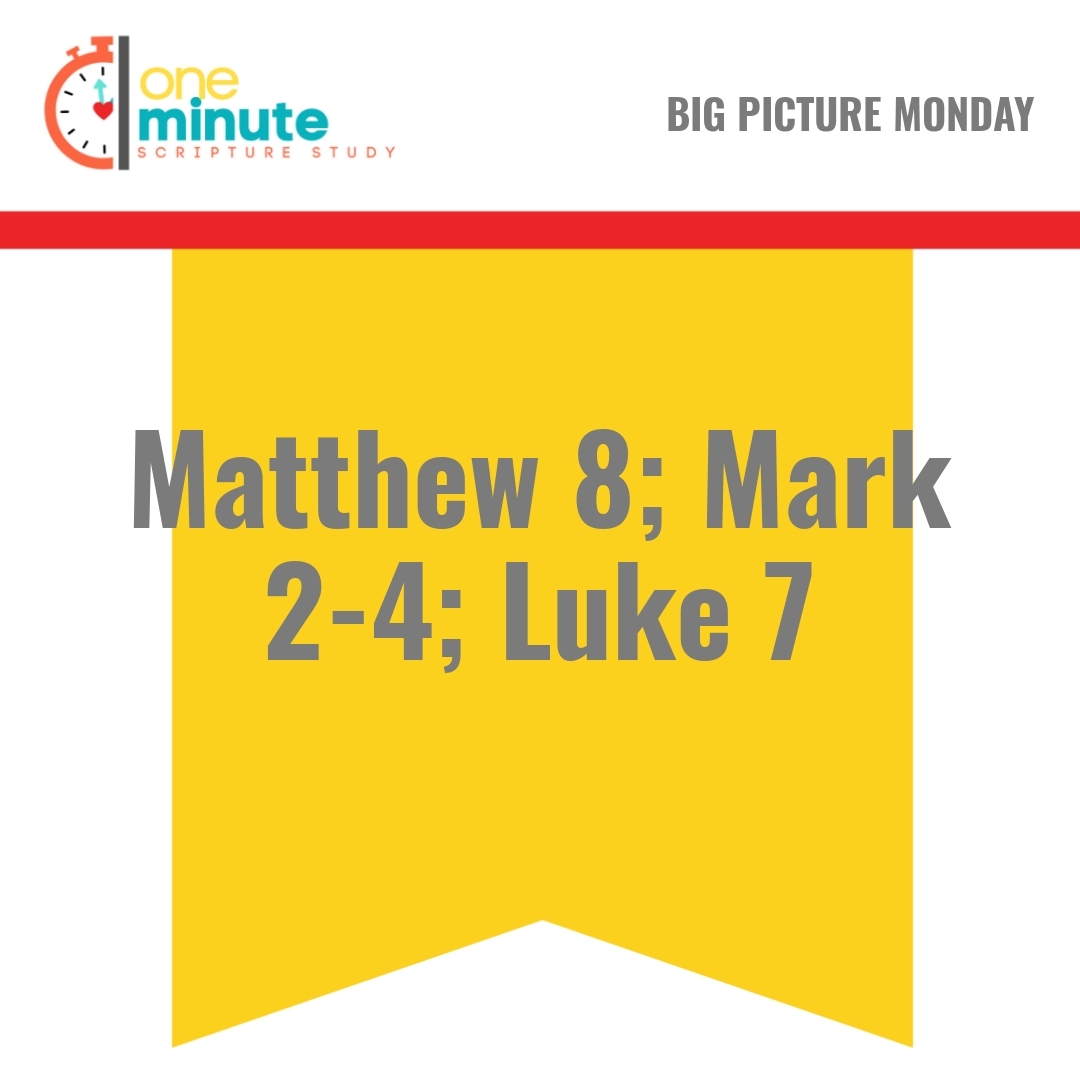 Read more about the article Matthew 8; Mark 2-4; Luke 7